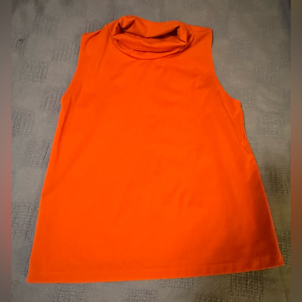 Oiselle Vibrant Orange Tank Top